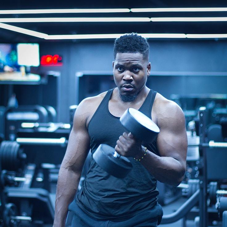 Modern fitness club interior